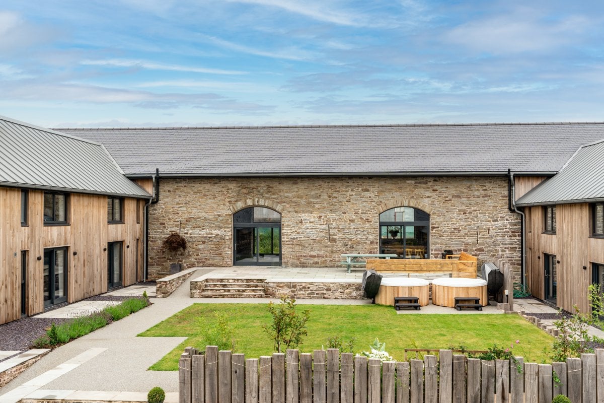 The Courtyard Wales - external aspect of courtyard buildings